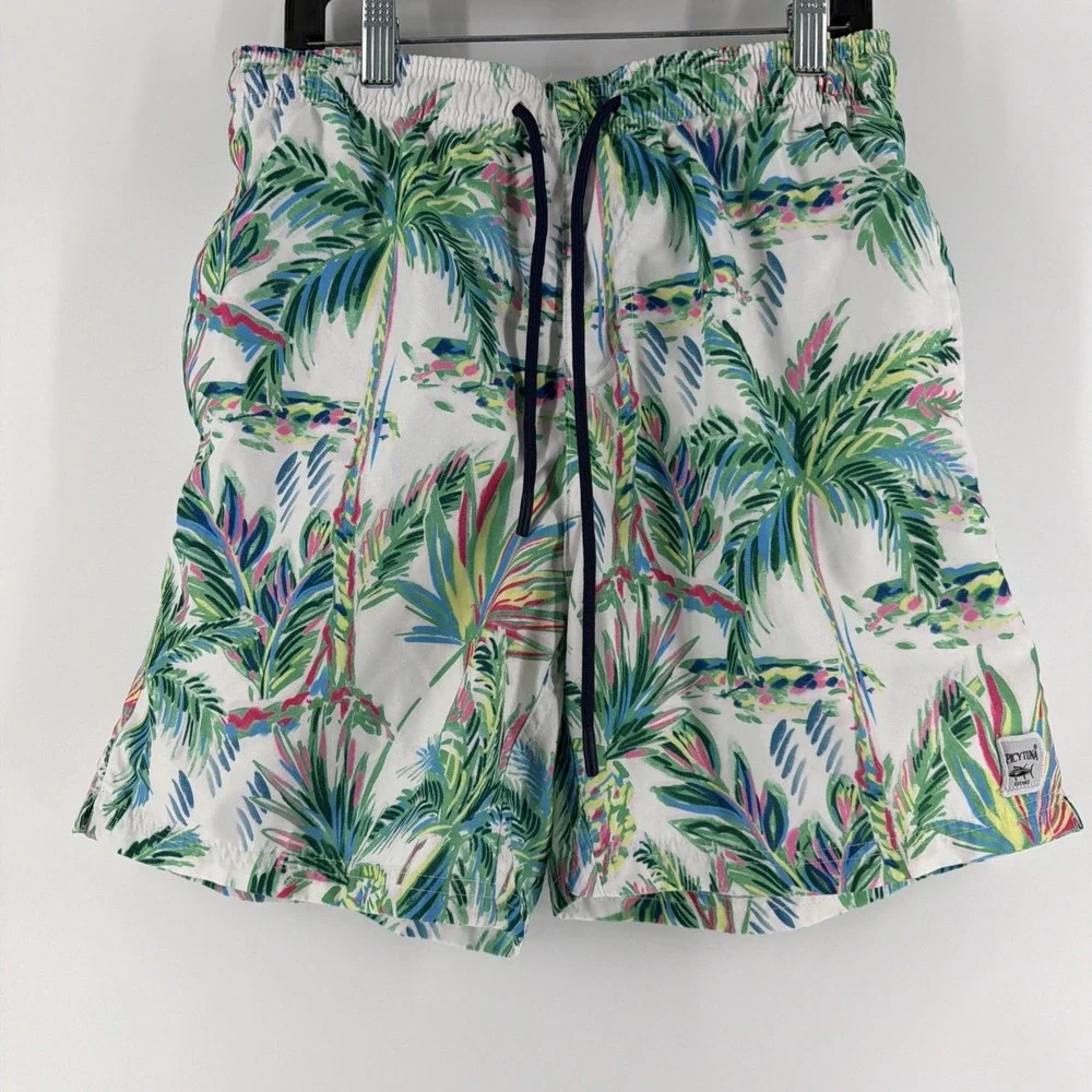 Spicy‎ Tuna Swim Trunks Boys Mens Size Small Lined Set of 2